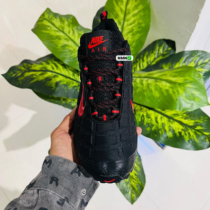 Shoes nike air max black red