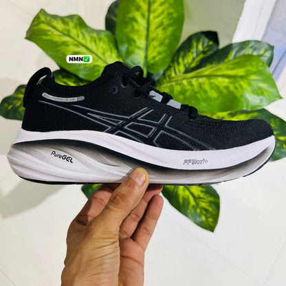 Shoes asics pure gel FF blast plus black white
