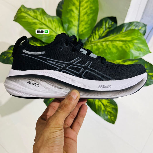 Shoes asics pure gel FF blast plus black white
