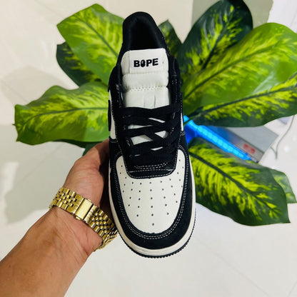 Shoes nike airforce 1 low black british white