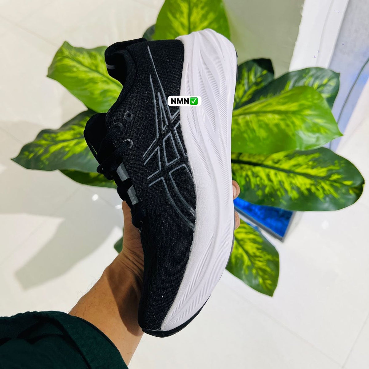 Shoes asics pure gel FF blast plus black white