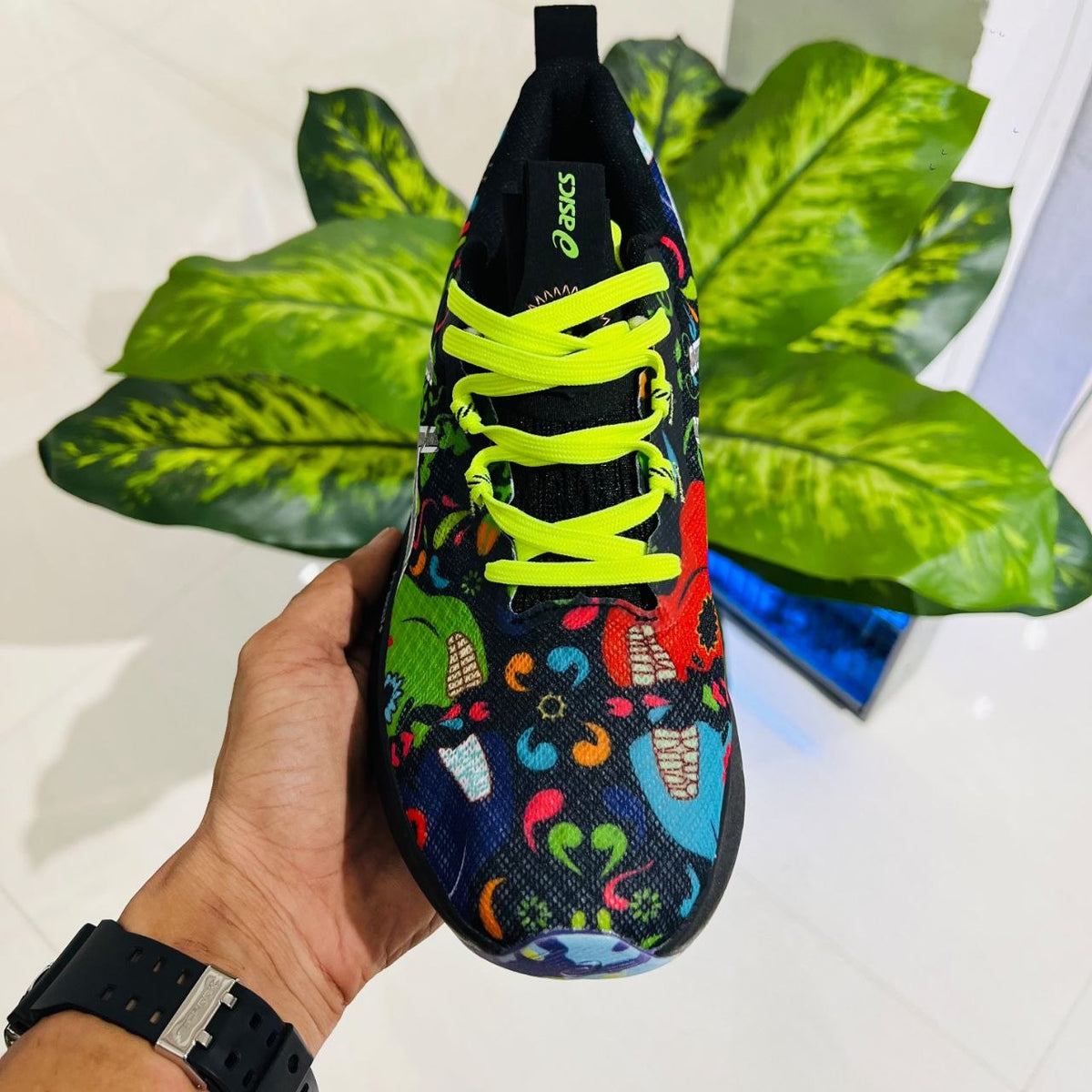Shoes asics running multicolour