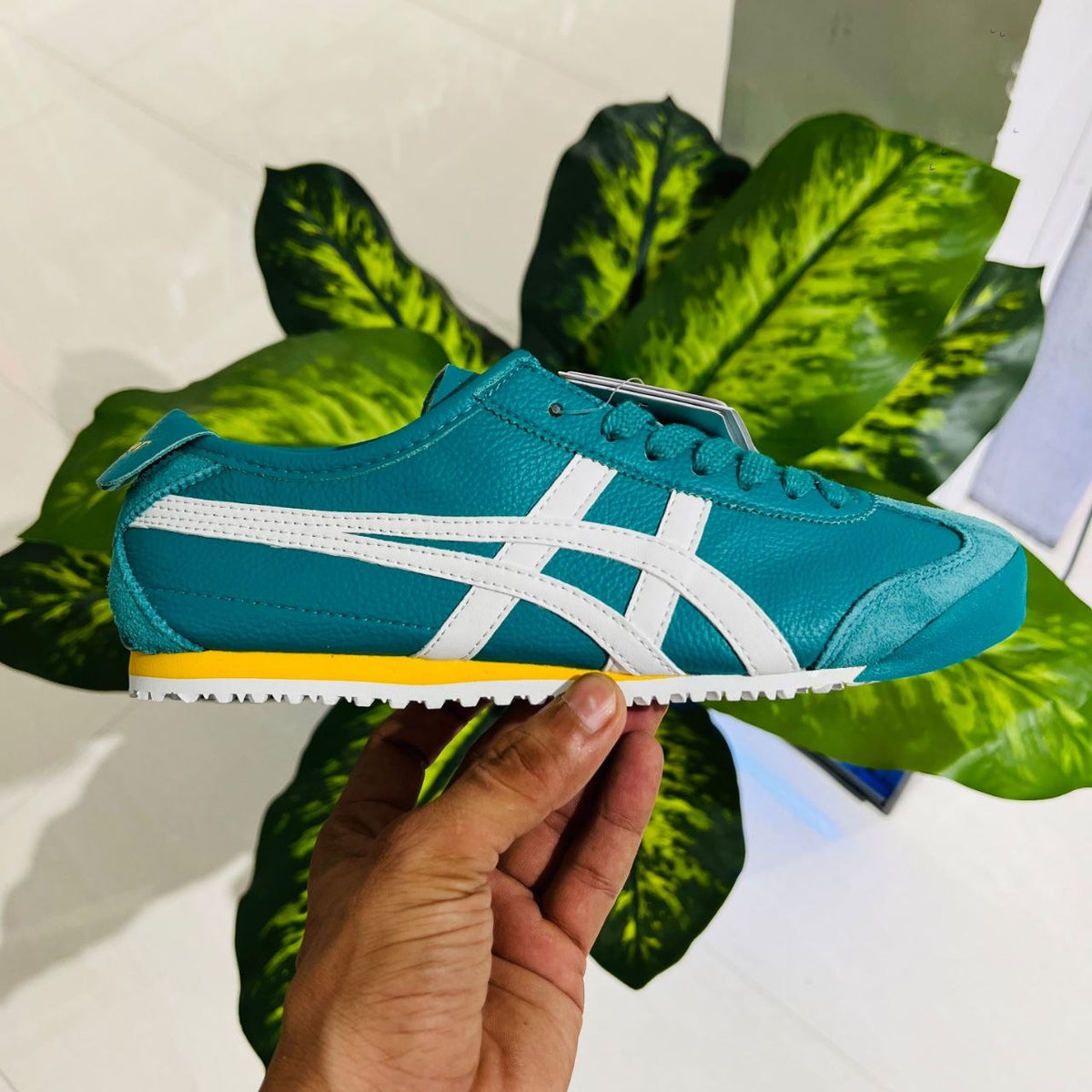 Shoes asics onitsuka tiger green white