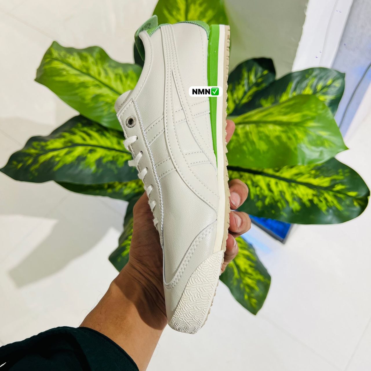 Shoes asics onitsuka tiger grey green