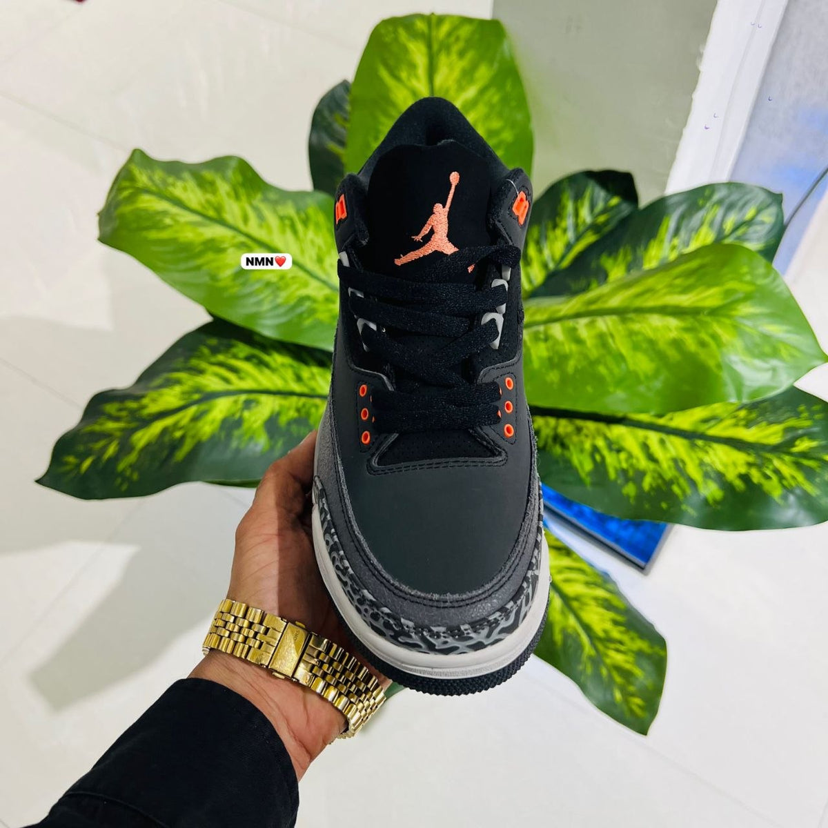 Shoes Nike air jordan 3 grey orange