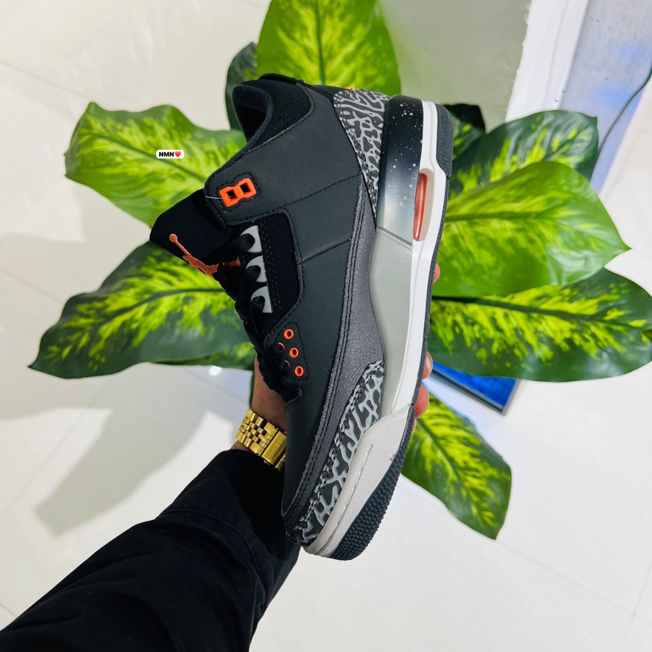 Shoes Nike air jordan 3 grey orange