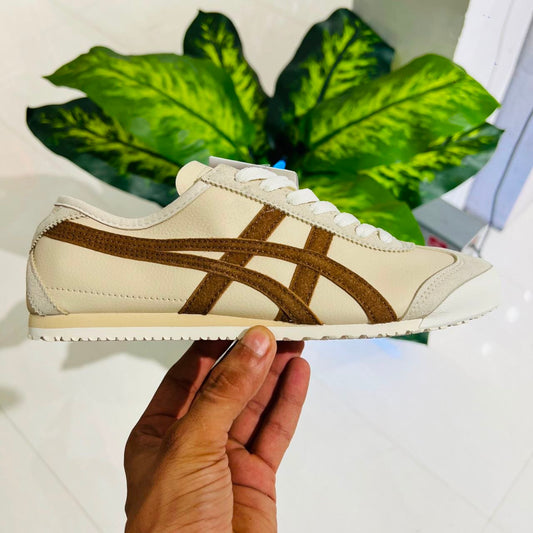 Shoes asics onitsuka tiger british brown cream