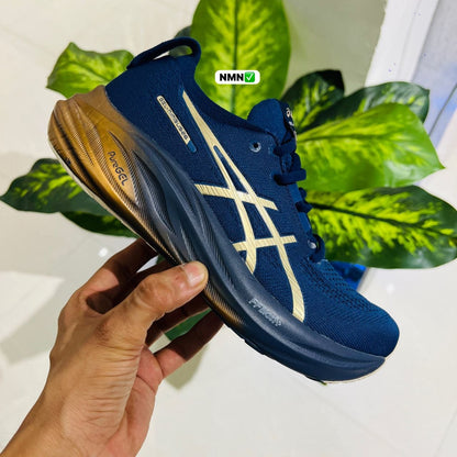 Shoes asics pure gel FF blast blue golden