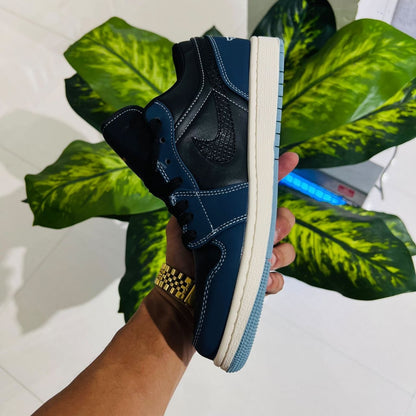 Shoes nike air jordan 1 low blue black