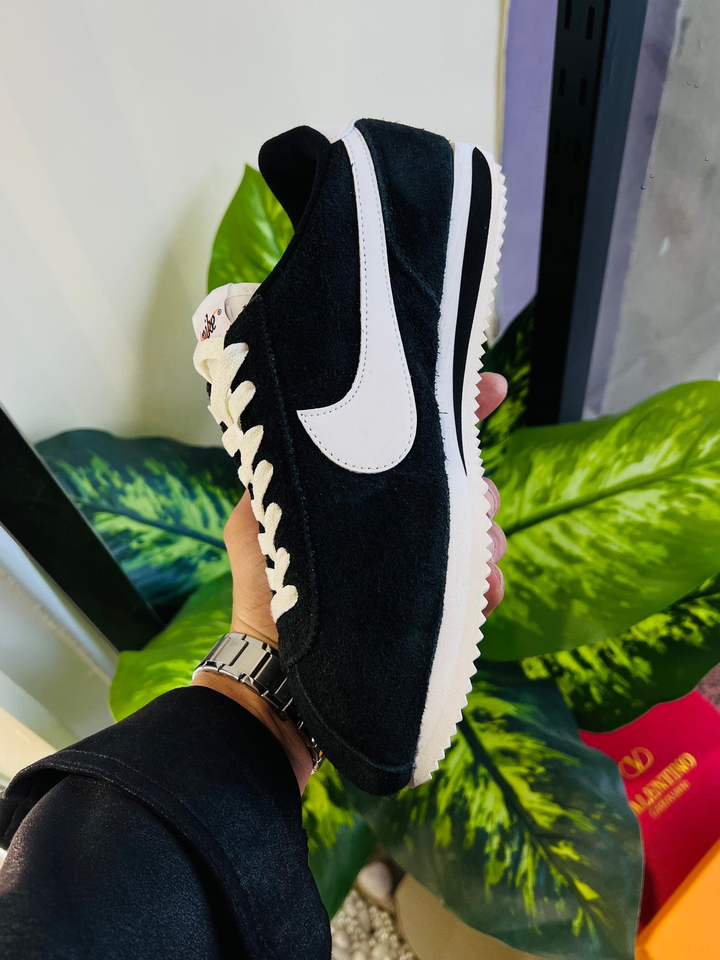 Shoes Nike cortez black suede