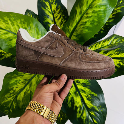 Shoes nike airforce 1 brown og