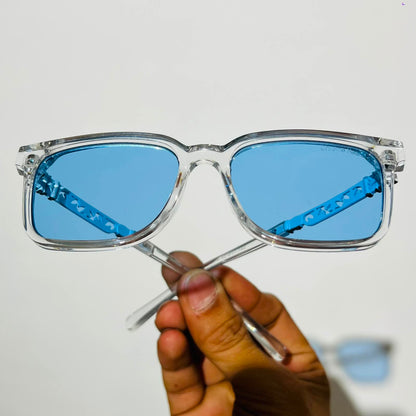Shades chrome hearts wayfarer blue