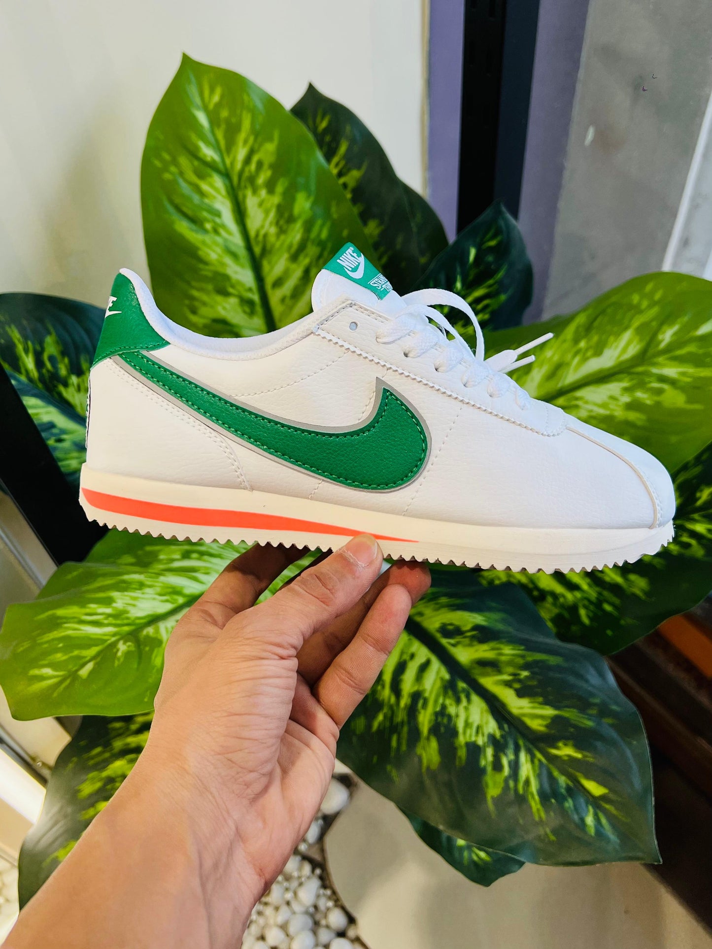 Shoes nike cortez white green