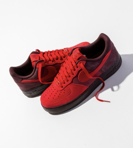 Shoes nike airforce 1 red layers of love