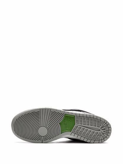 Shoes nike sb dunk grey black green chlorophyll