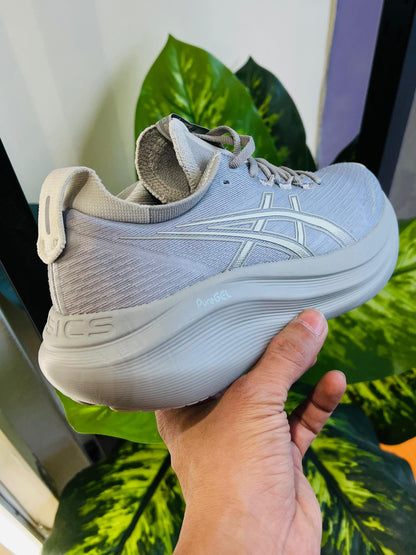 Shoes Asics running grey