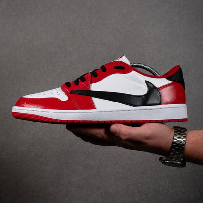 Shoes nike air jordan 1 flame red travis scott red white black jack cactus