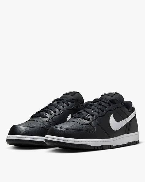 Shoes nike court borough low black white matching