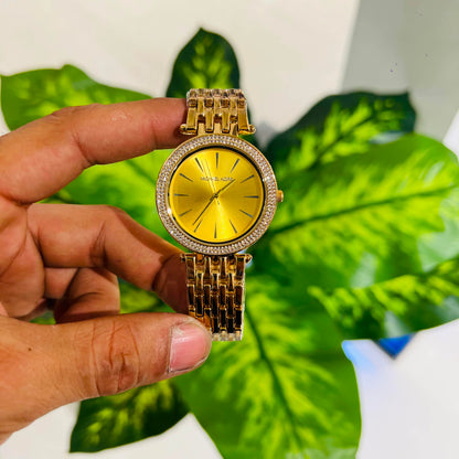 Girls watch mk gold