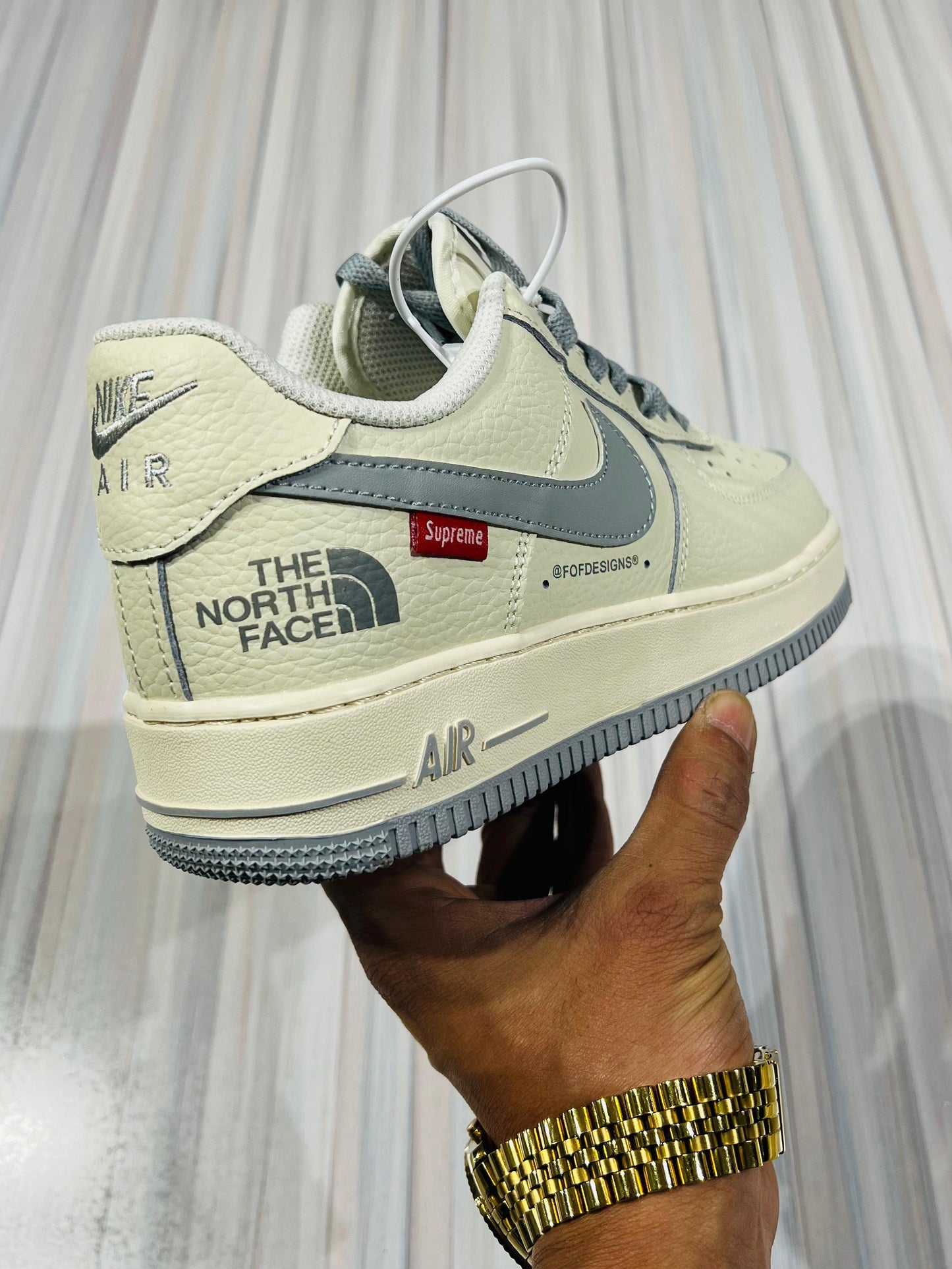 Shoes nike airforce 1 x the north face x supreme