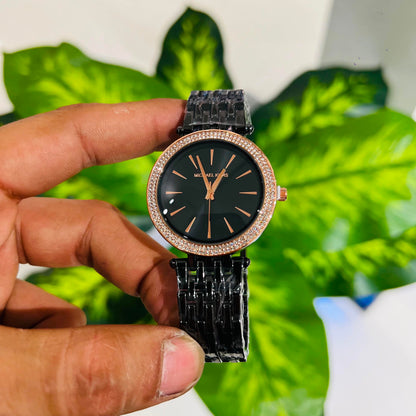 Girls watch mk black