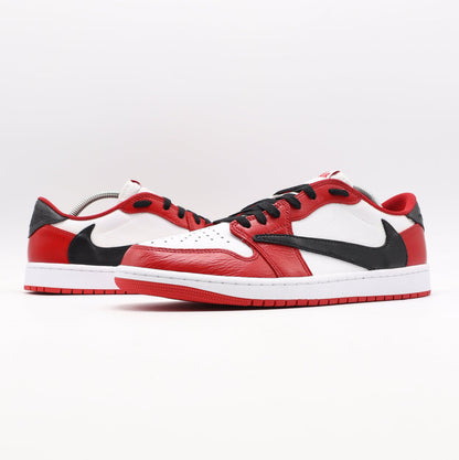 Shoes nike air jordan 1 flame red travis scott red white black jack cactus