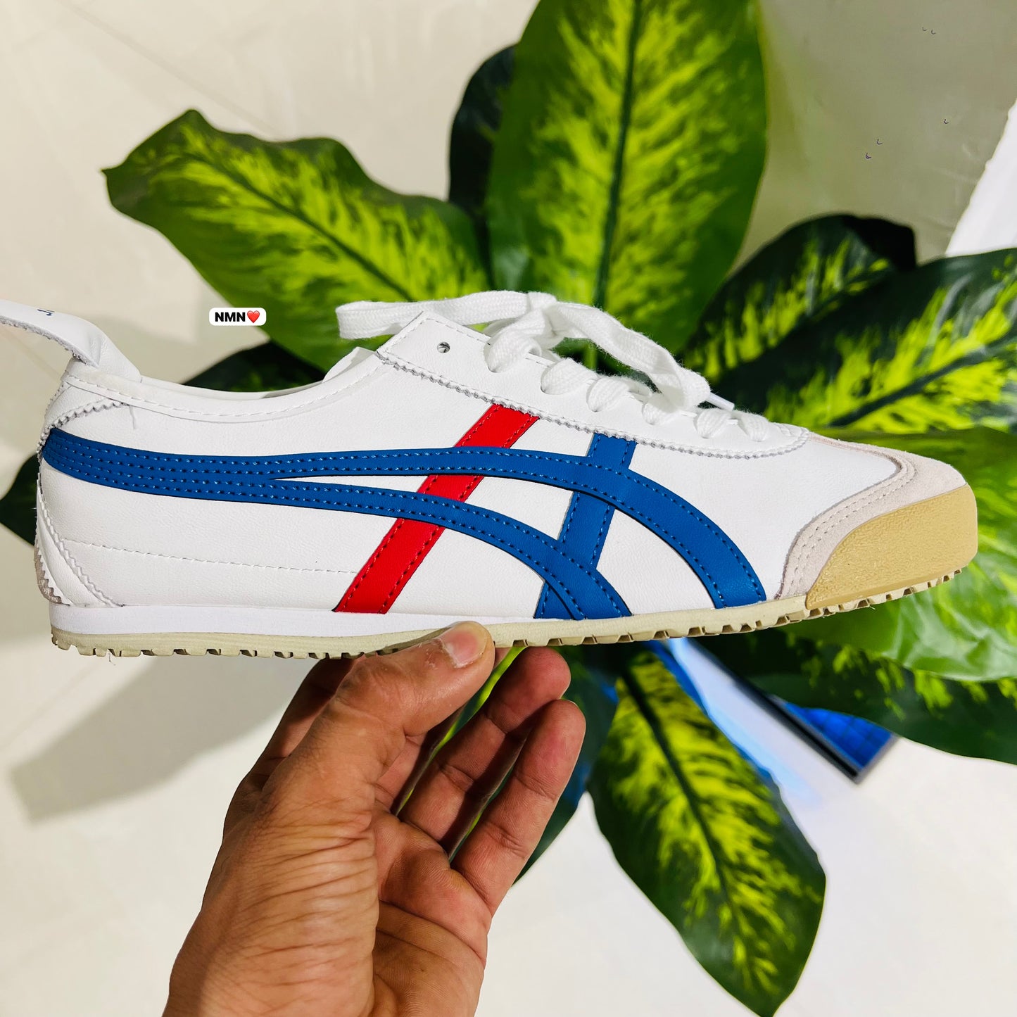 Shoes asics onitsuka tiger white blue matching