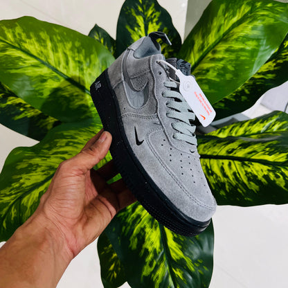 Shoes nike airforce 1 suede leather grey