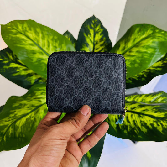 Wallet/card holder gucci black zip