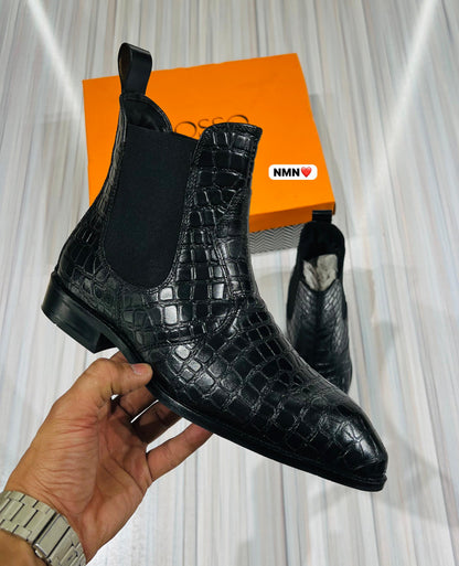 Formal chelsea rosso brunello black woodsole