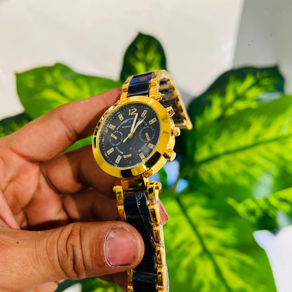 Girls watch mk gold black