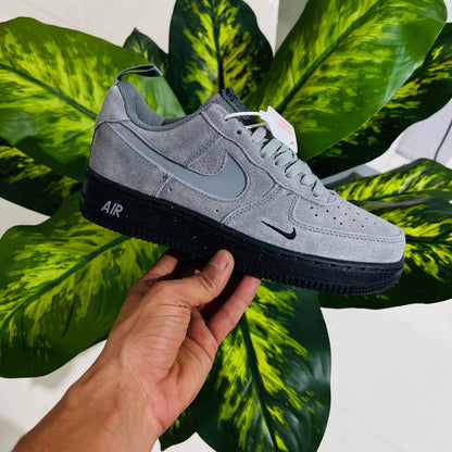 Shoes nike airforce 1 suede leather grey