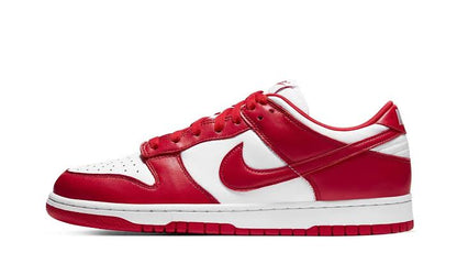 Shoes nike sb dunk red white