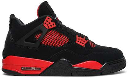 Shoes nike jordan retro 4 black red