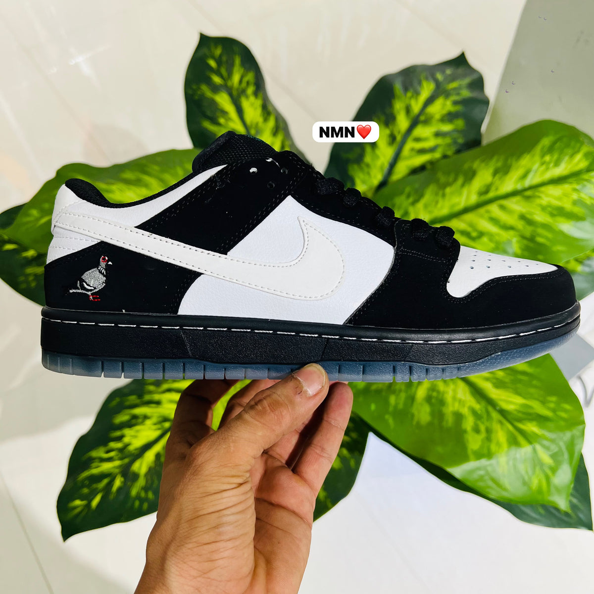 Shoes nike sb dunk pigeon black