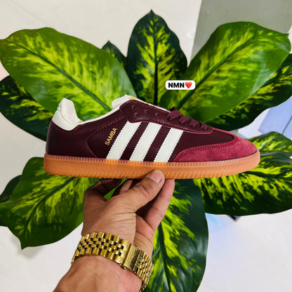 Shoes adidas samba wine mehroon