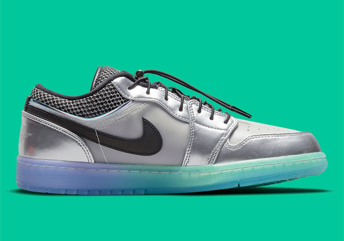 Shoes nike air jordan 1 low grey mettalic silver grey