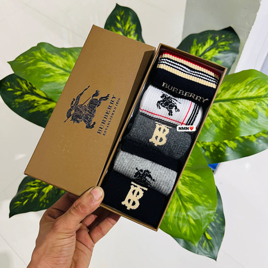Socks box premium burberry