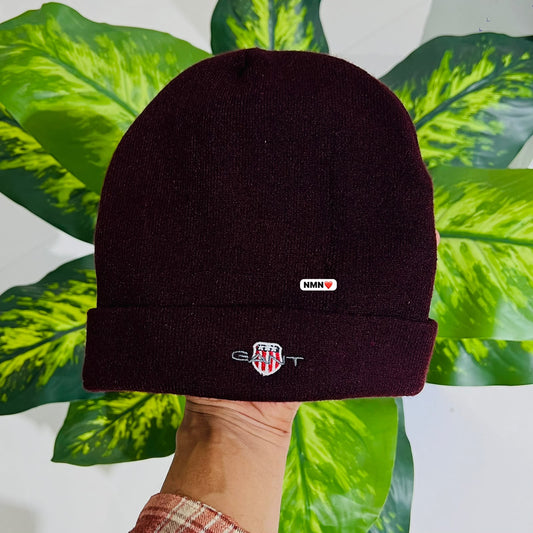 Winter cap gant wine