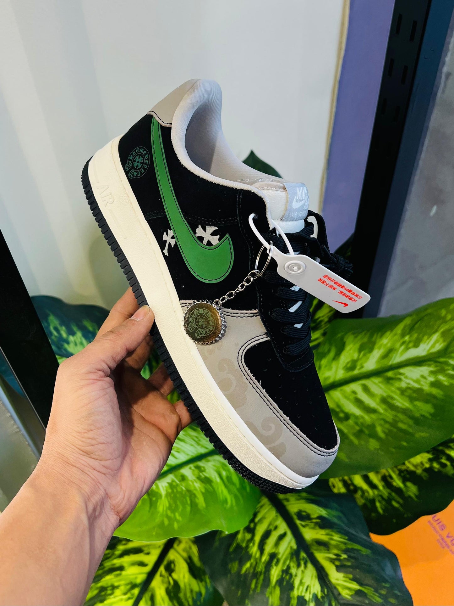 Shoes Nike airforce 1 x chrome hearts 🔥