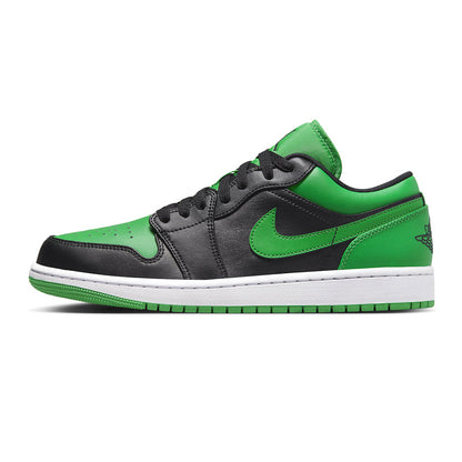 Shoes nike air jordan 1 low green black