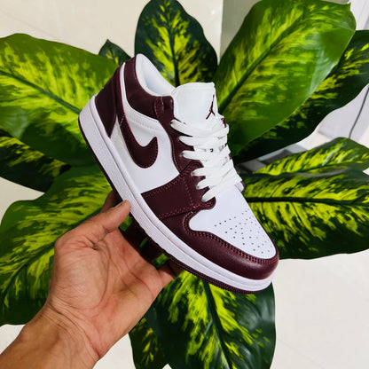 Shoes nike air jordan 1 low wine mehroon