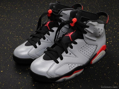 Shoes nike jordan retro 6 reflective silver