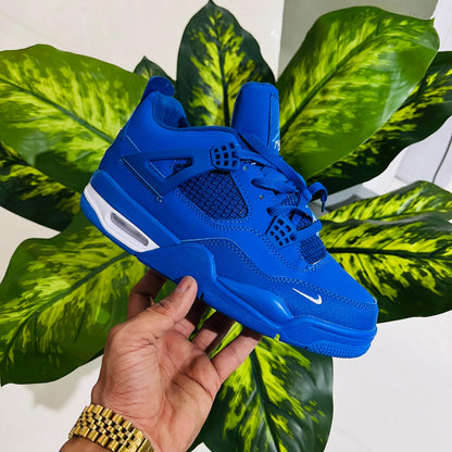 Shoes nike jordan retro 4 bike edition blue