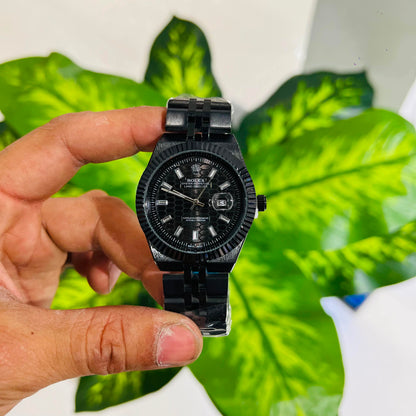 Watch rolex black