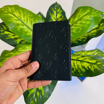 Passport holder lv black premium