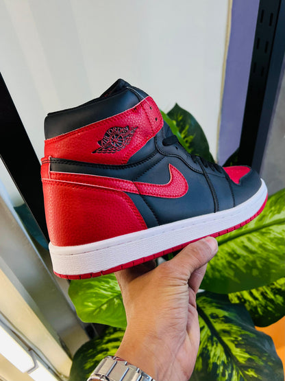 Shoes Nike air jordan 1 red black high