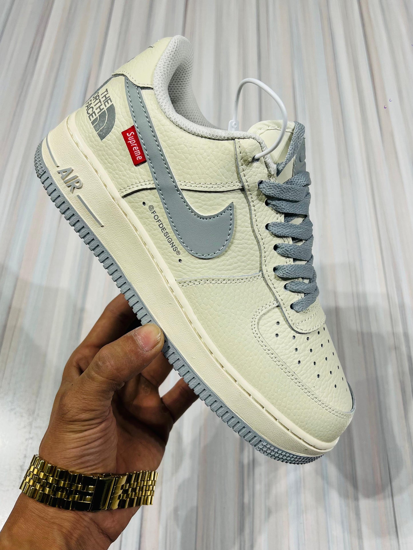 Shoes nike airforce 1 x the north face x supreme