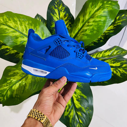 Shoes nike jordan retro 4 bike edition blue
