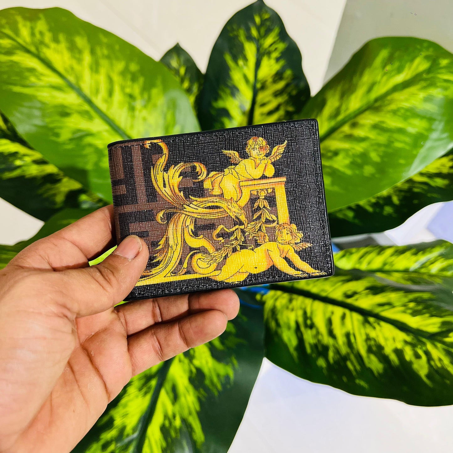 Wallet fendi print